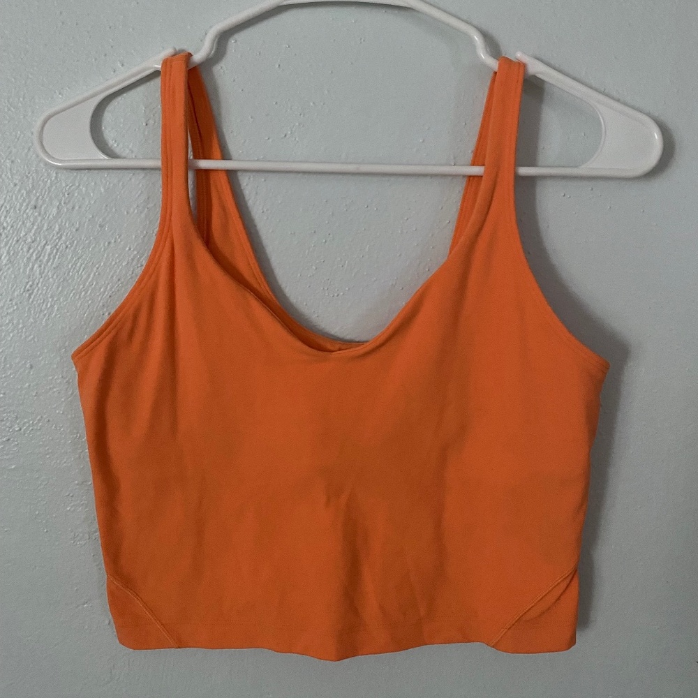 LULULEMON orange Align tank, 8